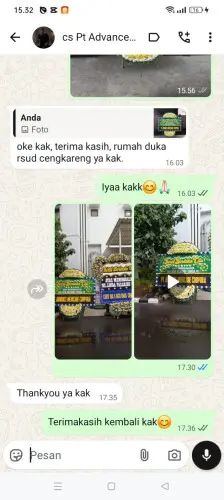 Testimonial Papan Bunga Pernikahan kertasana