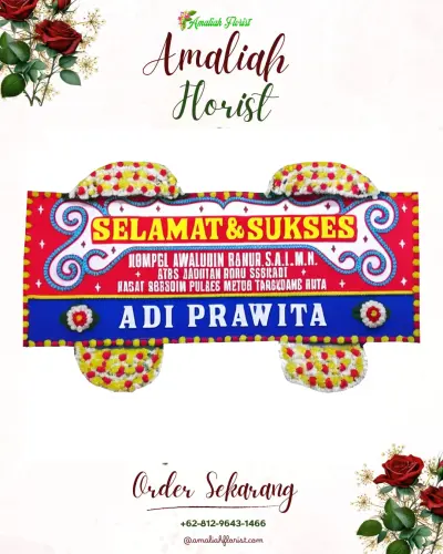 Karangan Bunga Ucapan Selamat kertasana